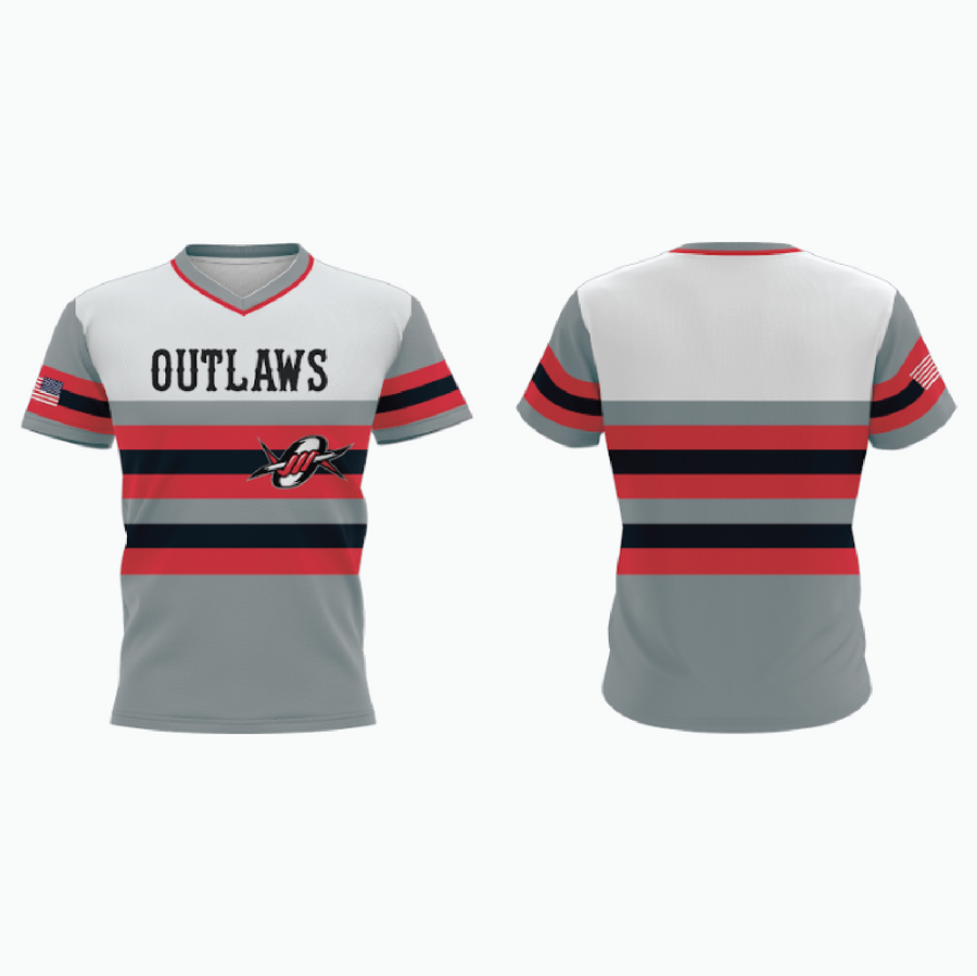 Pro V-Neck Pullover Baseball Jersey example 16