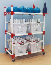 Thumbnail for Bowling Cart – Sports Equipment Organizer | Easy Assembly | 41