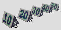 Thumbnail for Custom Football Sideline Spirit Markers | Set of 11 Markers HoopsKing