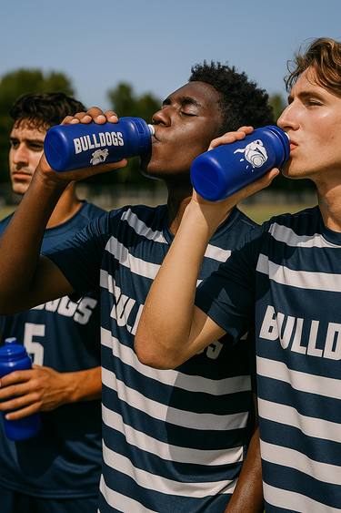 Custom 20 oz Sports & Bike Water Bottle – HDPE Plastic, Multiple Colors Available