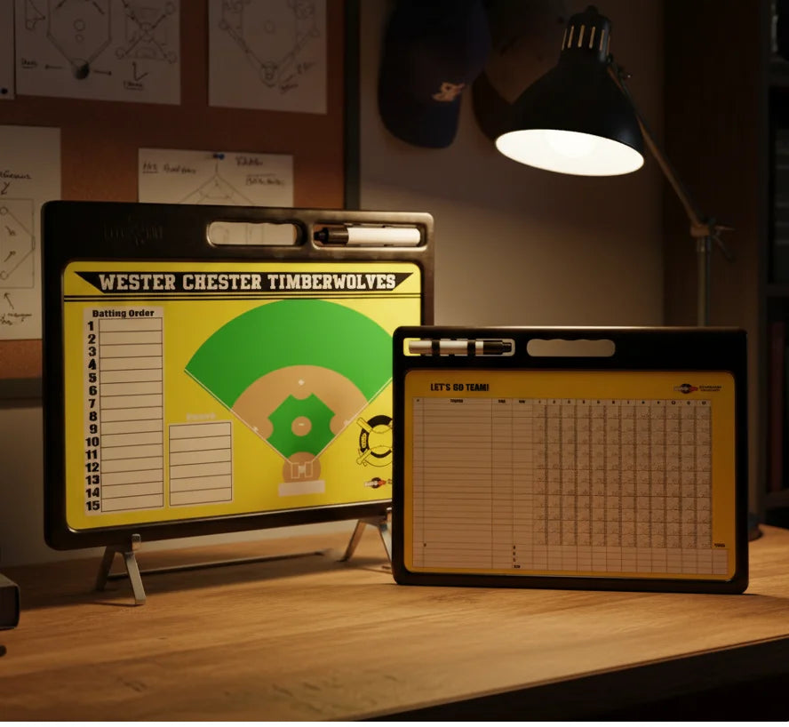 Custom Pro Coaching Board for Baseball or Softball – Whiteboard with Handle