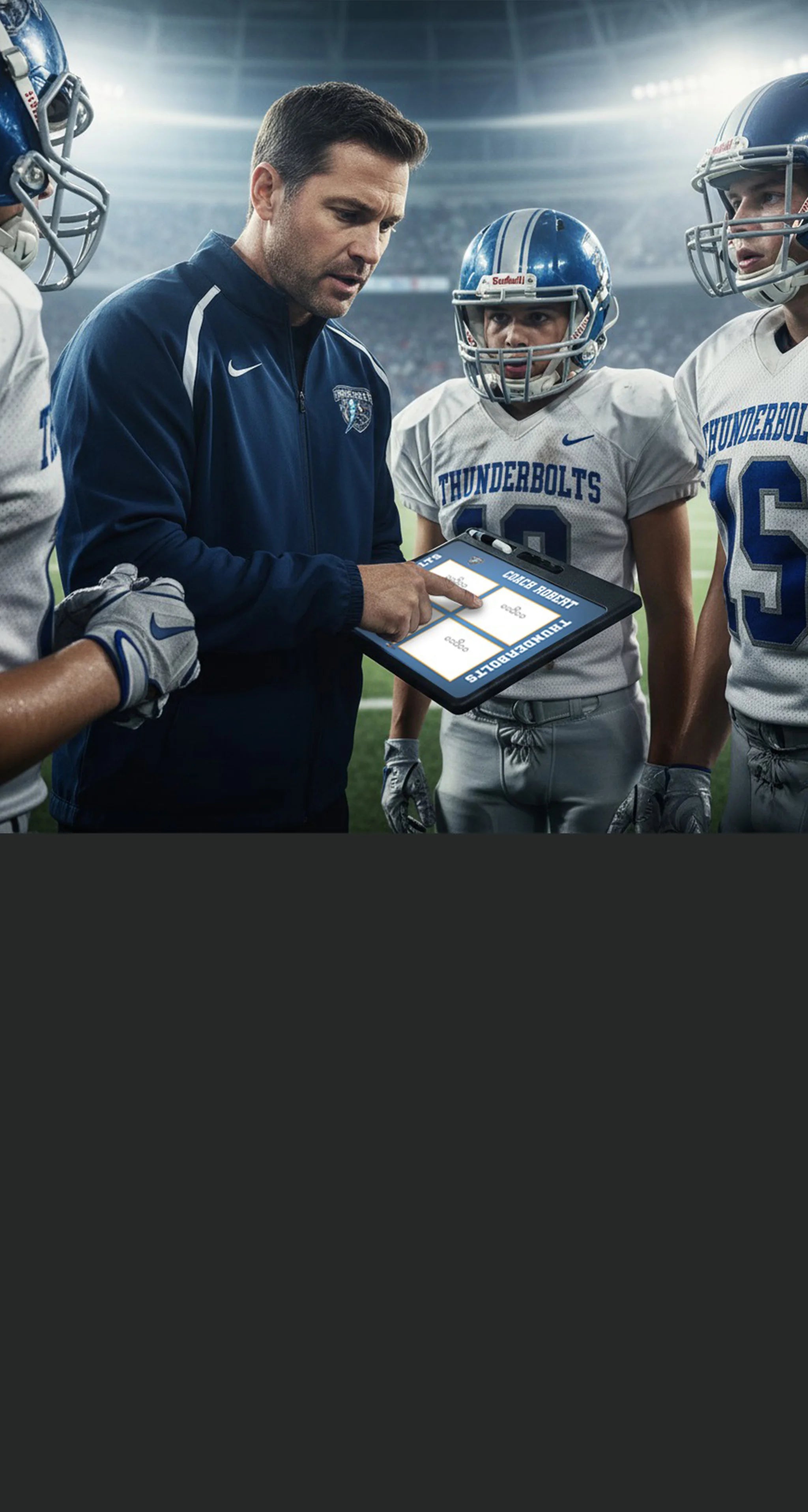 Football Coaching Whiteboard – 2 Sided with Handle Custom Pro 2-Sided Football Whiteboard with Handle for Coaches