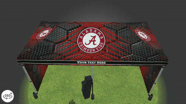 design custom event pop up tent online 3D tool easy