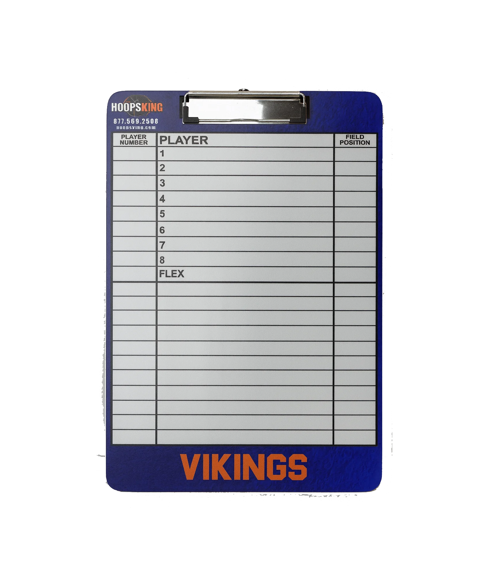 HoopsKing Baseball Softball Dry Erase Board – Player Positions & Batting Order Tracker