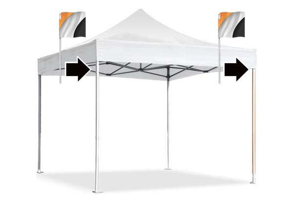 Branded pop up canopy tent for school events Branded pop up canopy tent for school events