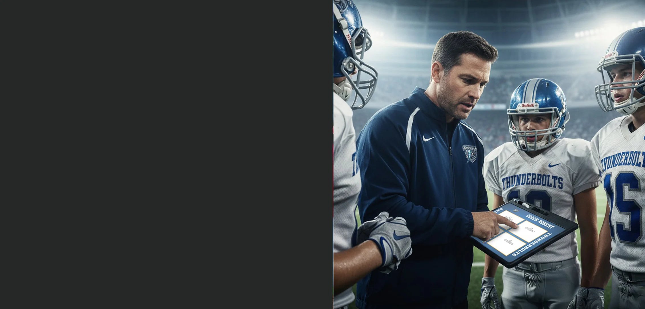 Football Coaching Whiteboard – 2 Sided with Handle Custom Pro 2-Sided Football Whiteboard with Handle for Coaches