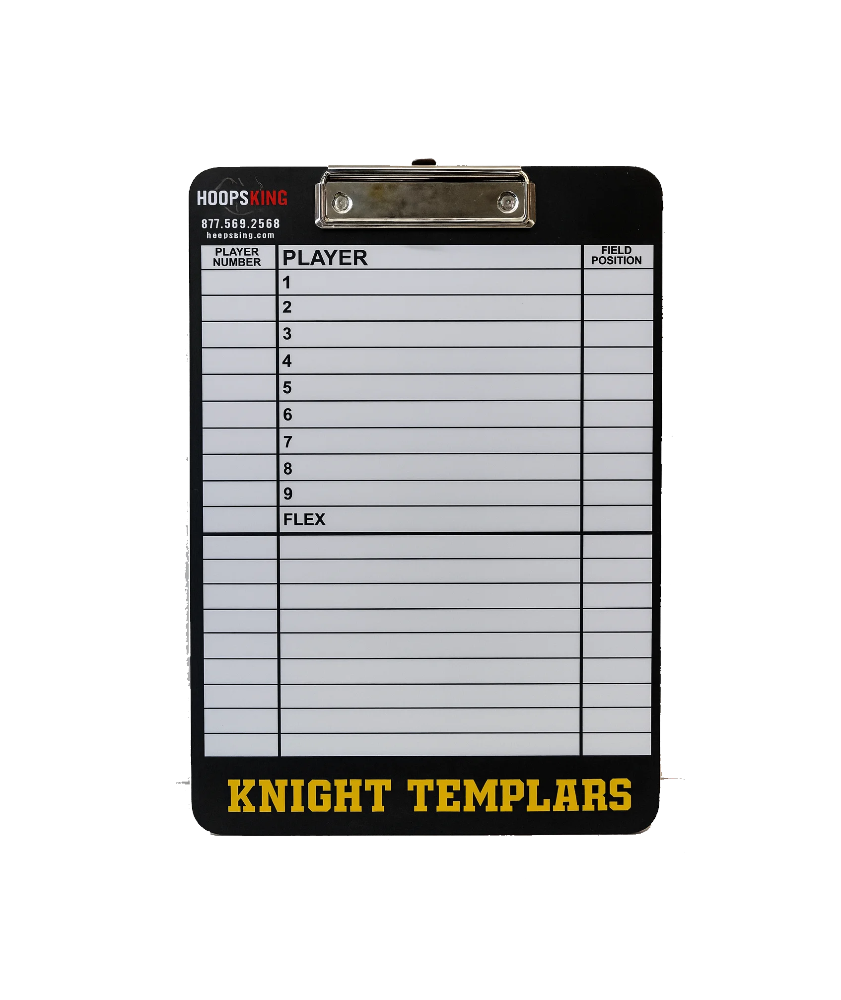 Dry Erase Baseball Softball Coaching Clipboard – Personalized with Team Colors