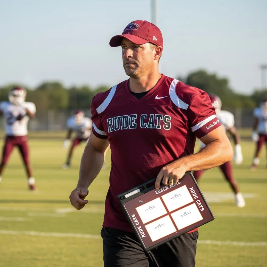 Durable Double-Sided Football Playboard for Sideline Strategy