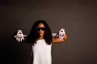 Thumbnail for Resilient Championship Fastpitch Batting gloves - White and Maroon