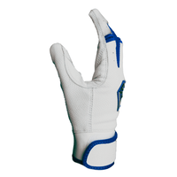 Thumbnail for Resilient Championship Fastpitch Batting gloves - White and Royal Blue