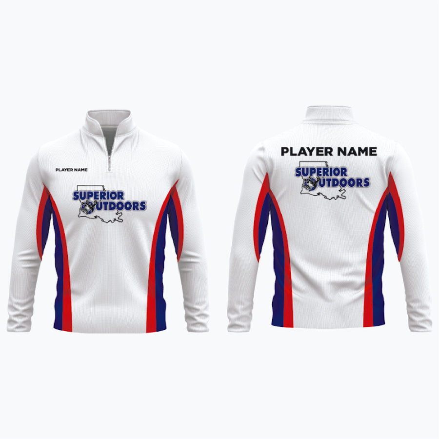 1/4 Zip Fleece Sweatshirt (Men’s, Women’s, Youth) example 12