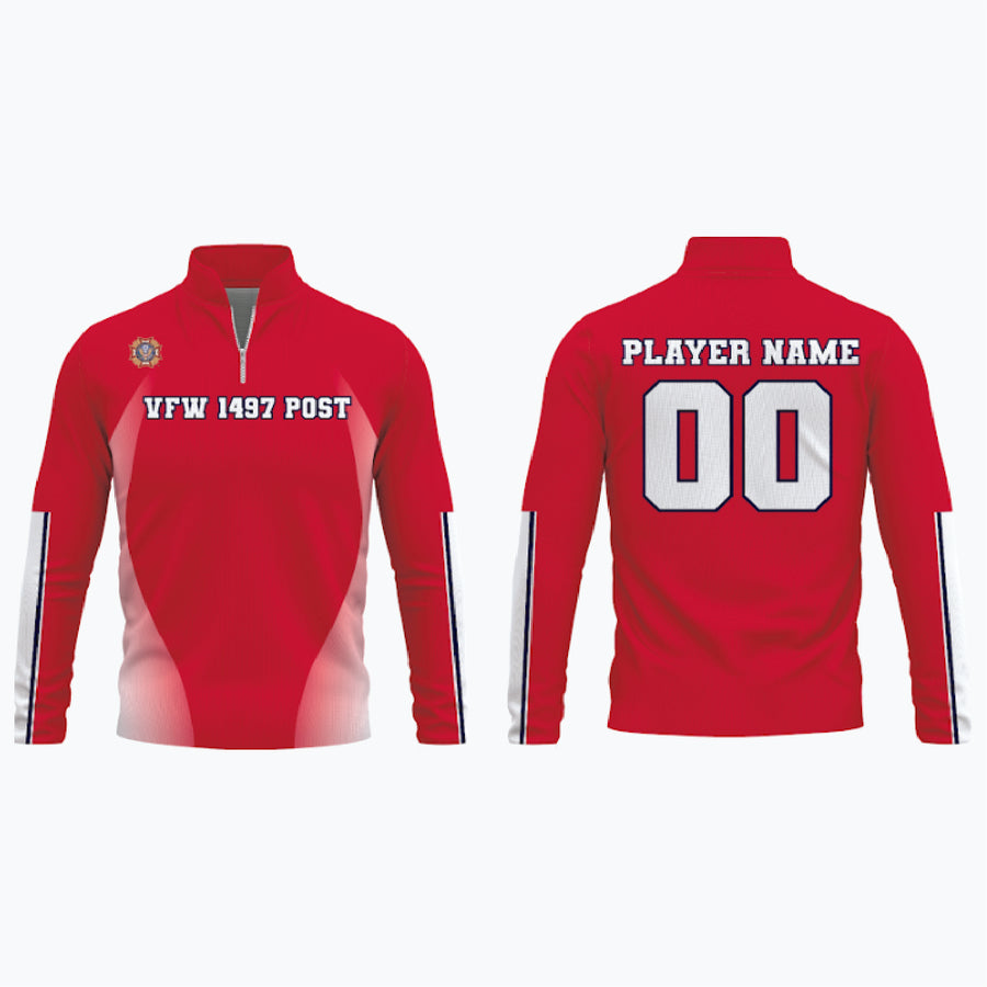 1/4 Zip Fleece Sweatshirt (Men’s, Women’s, Youth) example 13