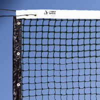 Thumbnail for Tournament Tennis Net (1-7/8 in. Sq. - 3mm Polyethylene Knotted Mesh) - Tennis Net (42 ft.L x 42 in.H) (Black)