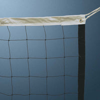 Thumbnail for Volleyball Replacement Net with Steel Cable (2.5mm Poly Mesh) (32 ft.L x 36 in.H) (Black)
