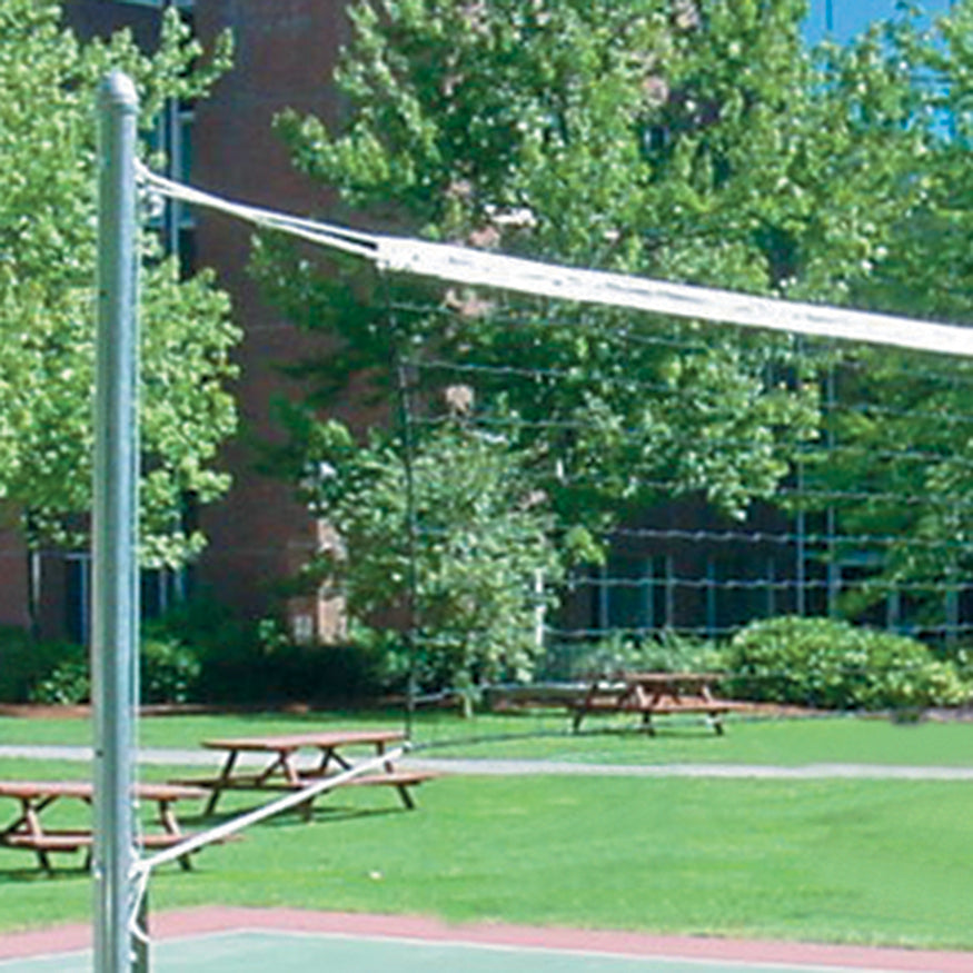 Volleyball Replacement Net with Rope Cable (2.5mm Nylon Mesh) (32 ft.L x 36 in.H) (Black)
