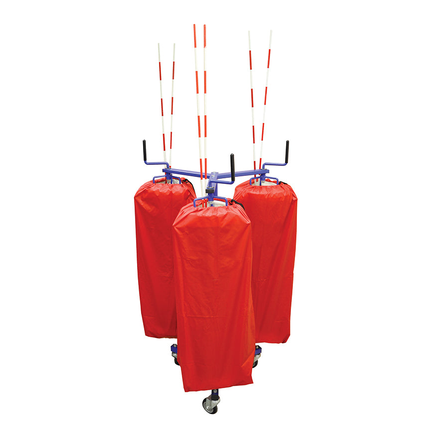 Volleyball Net Storage Rack - Net Keeper - Triple Net