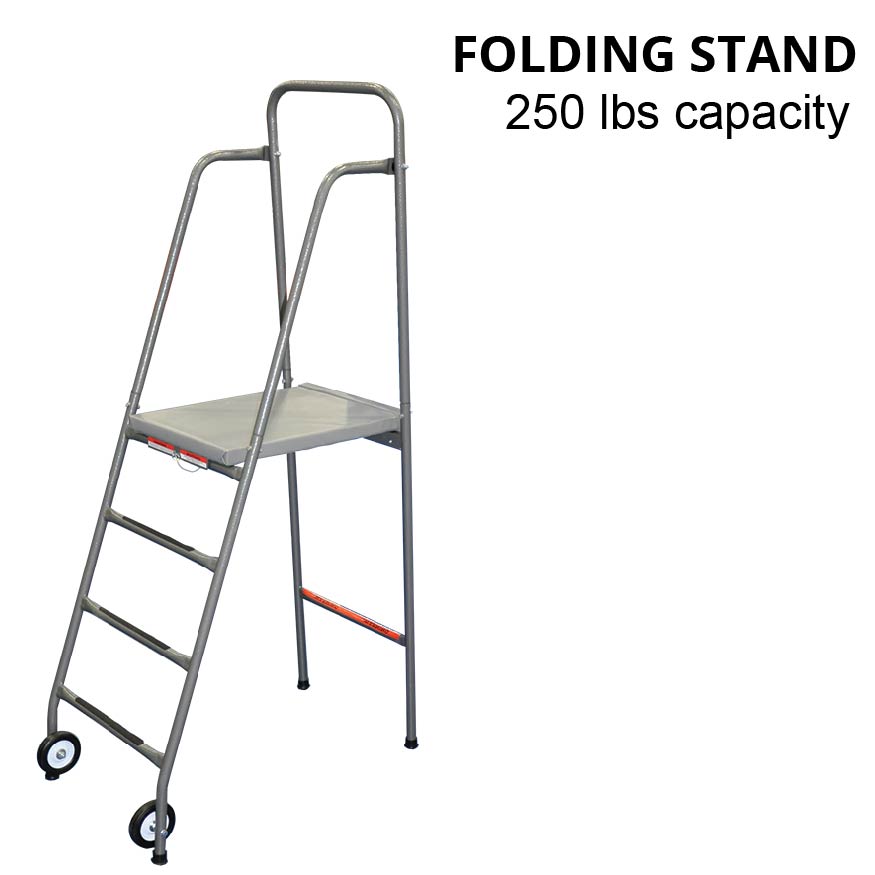 Volleyball Referee Stand - Folding - 250 Lb. Capacity