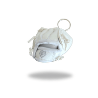 Thumbnail for White Softball Glove Mini Keychain