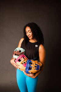 Thumbnail for Youth Ball Glove - Ice Cream glove (Mint with Sprinkles)