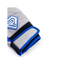 Thumbnail for Youth Fastpitch Batting Gloves - Grey and Royal Blue