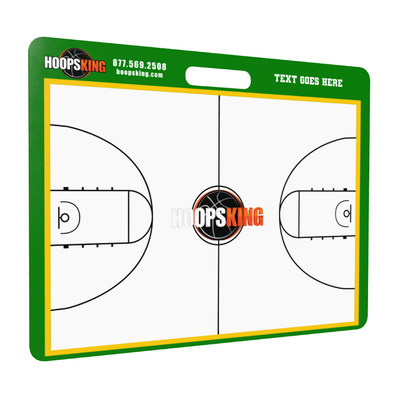 23 X 18 Custom Basketball Coaching Board | 2 Sided| Carry Handle