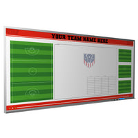 Thumbnail for Custom lacrosse magnetic whiteboard locker room wall mounted