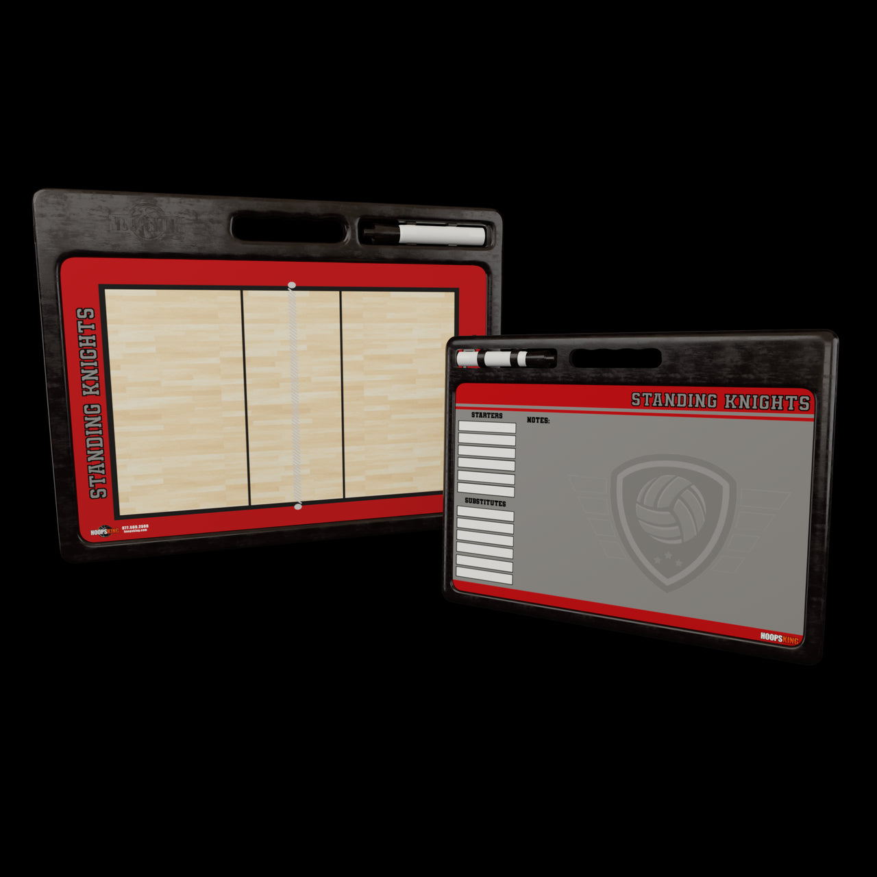 custom volleyball dry erase clipboard sideline gift