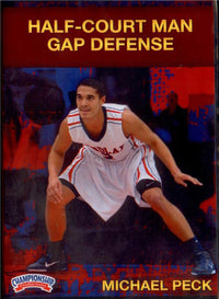 Thumbnail for Half Court Man Gap Defense by Michael Peck Instructional Basketball Coaching Video