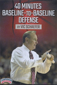 Thumbnail for 40 Minutes Baseline To Baseline Defense by Vic Schaefer Instructional Basketball Coaching Video