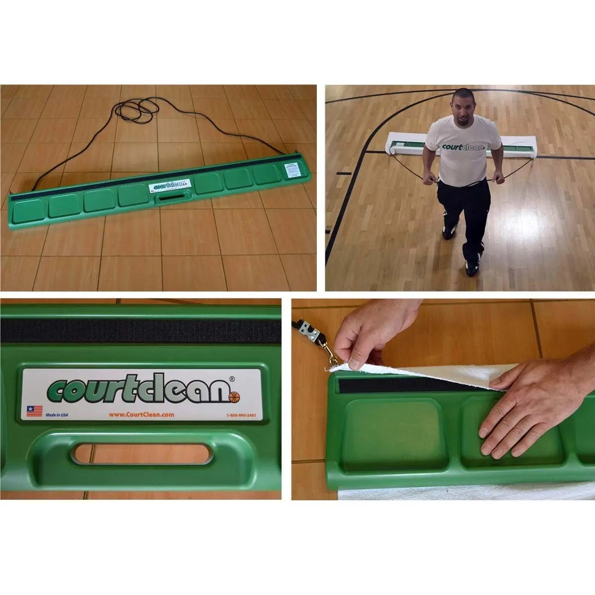 how to clean dusty basketball courts