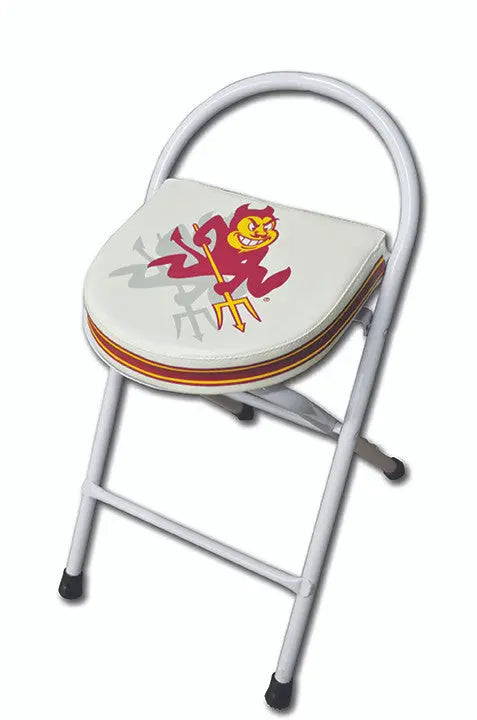 Digitally Printed Locker Room Stools for volleyball