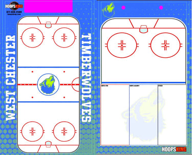Custom Hockey Dry Erase Boards