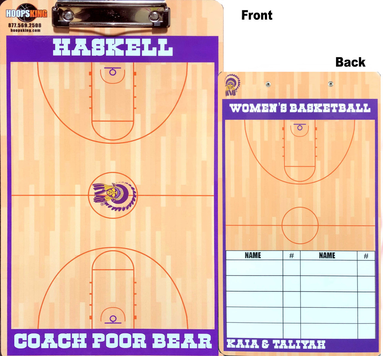 Custom basketball board gift for coach