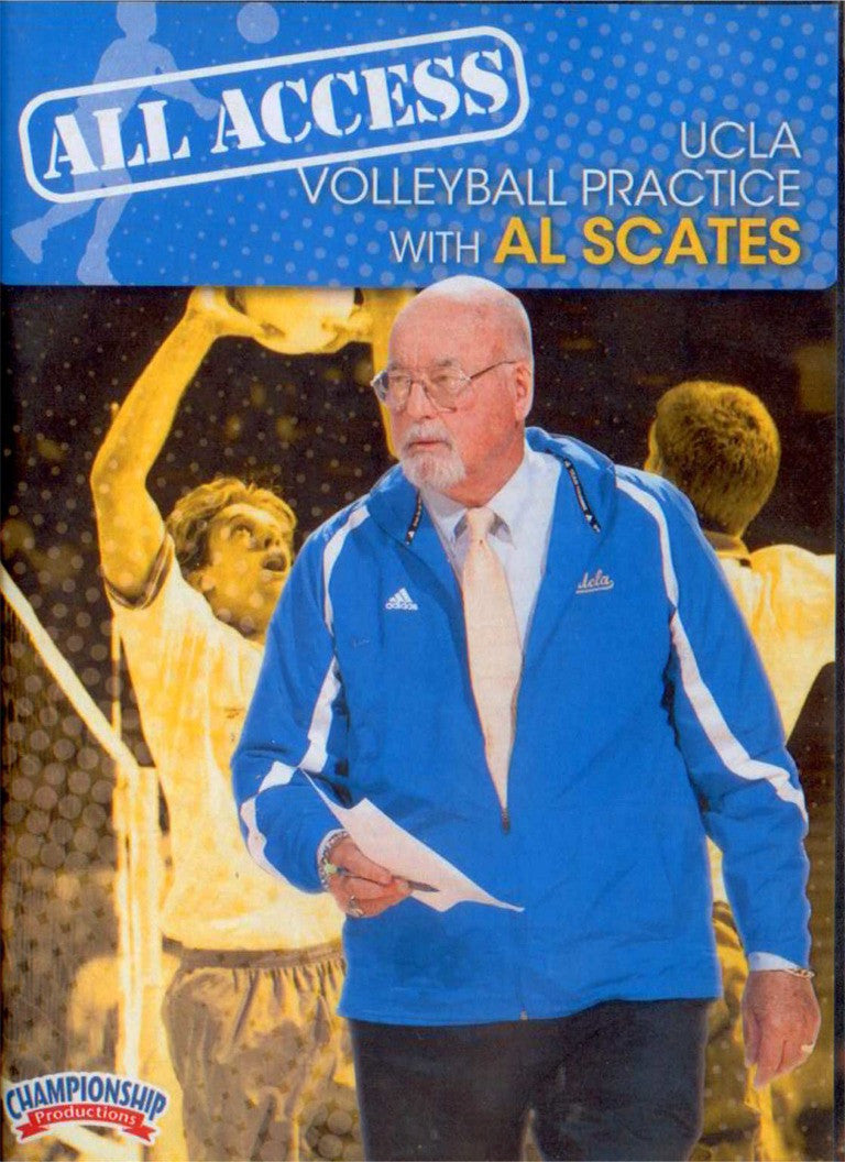 ALL ACCESS UCLA VOLLEYBALL WITH AL SCATES (SCATES) by Al Scates Instructional Volleyball Coaching Video