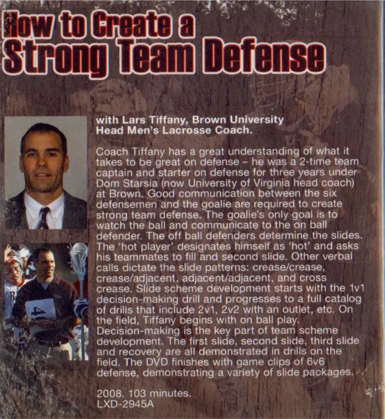 (Rental)-How to Create a Strong Team Defense Lars Tiffany
