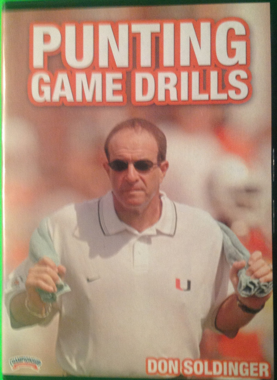 Punting Game Drills Dvd by Don Soldinger Instructional Basketball Coaching Video