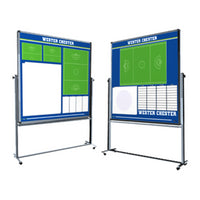 Thumbnail for Custom Lacrosse Rolling Magnetic Whiteboard w- Stand