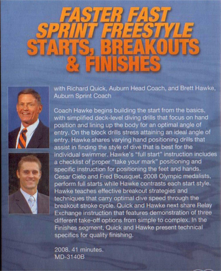 (Rental)-Faster Fast Sprint Freestyle, Starts, Breakouts, & Finishes