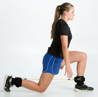 Thumbnail for Use the LockDown Defender bands to do lunges.