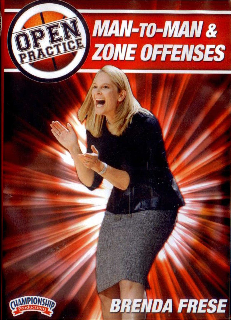 Open Practice: Man-to-man & Zone Offenses by Brenda Frese Instructional Basketball Coaching Video