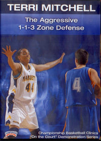 Thumbnail for The Aggressive 1--1--3 Zone by Terri Mitchell Instructional Basketball Coaching Video