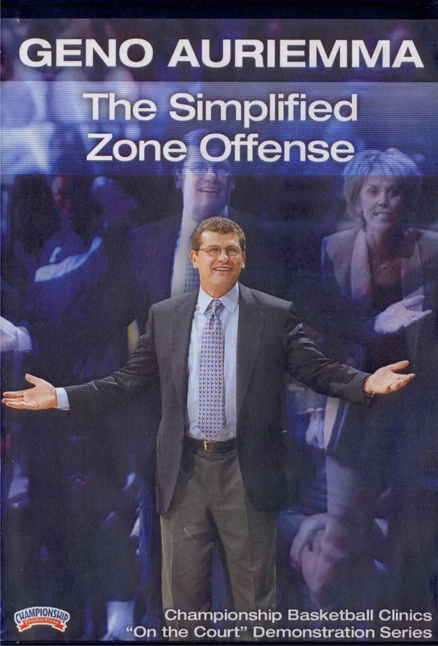 Geno Auriemma: The Simplified Zone by Geno Auriemma Instructional Basketball Coaching Video