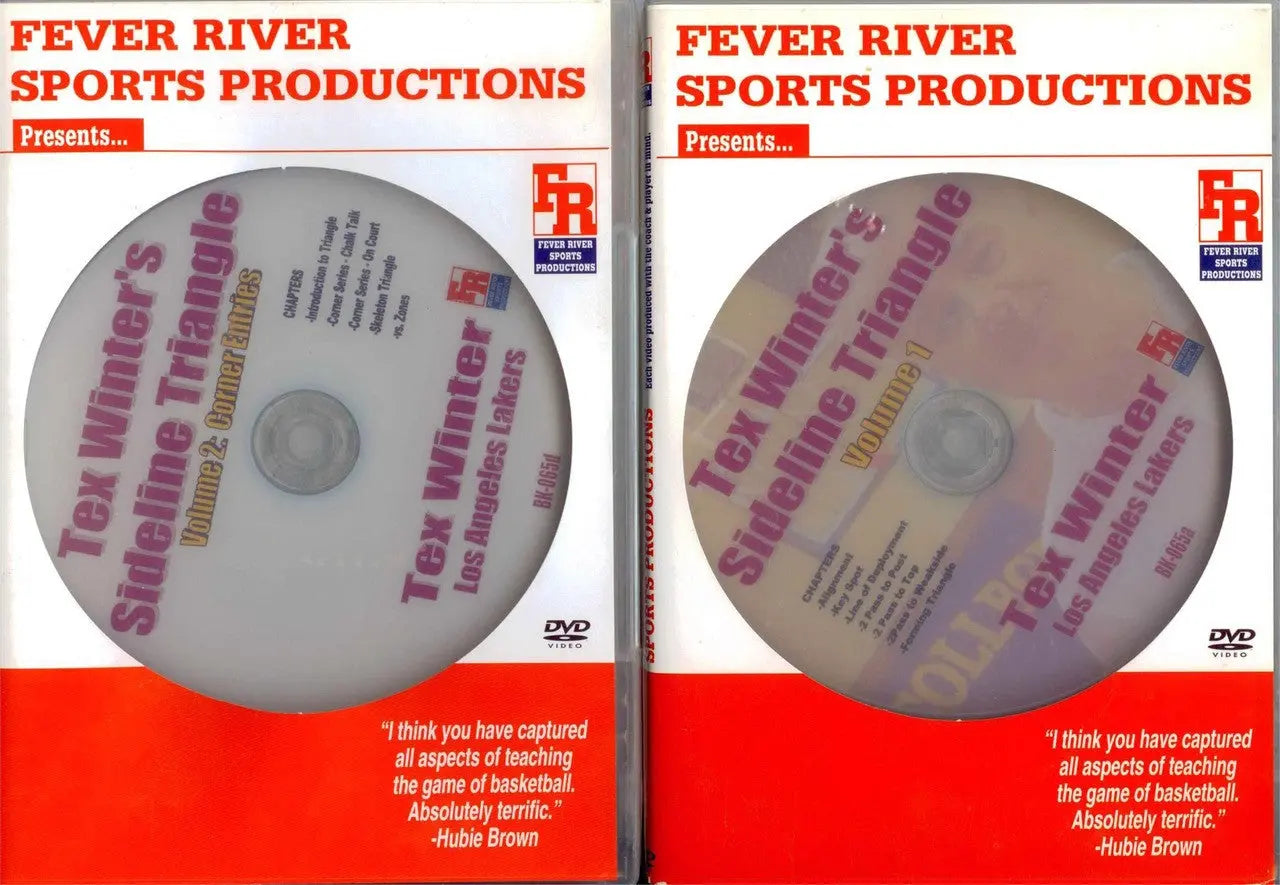 Tex Winter's Sideline Triangle Offense by Tex Winter Instructional Basketball Coaching Video