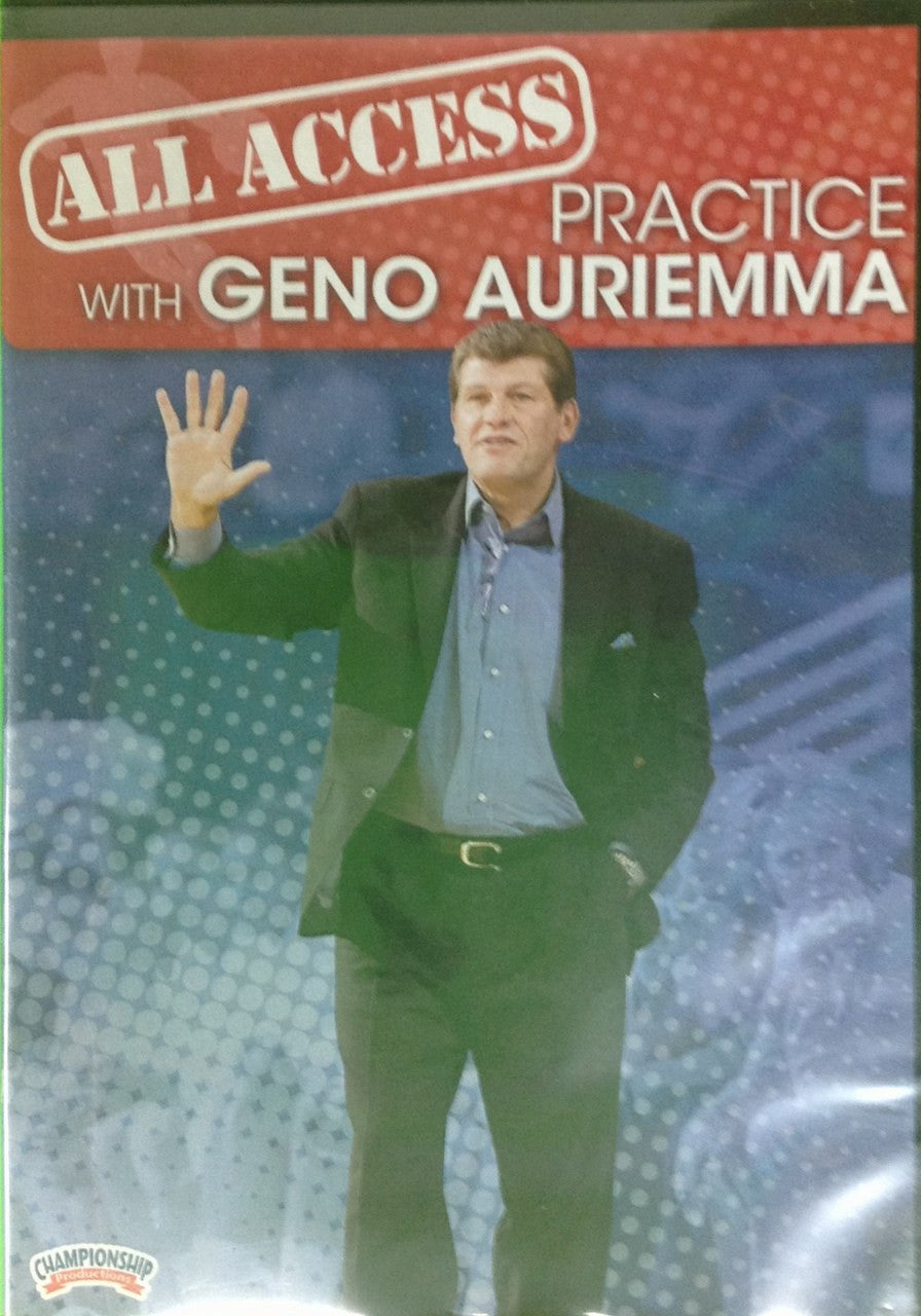 All Access: Geno Auriemma by Geno Auriemma Instructional Basketball Coaching Video
