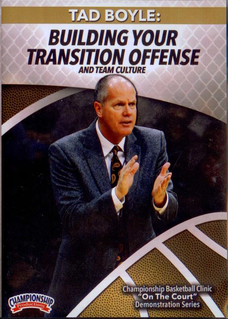 Building Your Transition Offense by Tad Boyle Instructional Basketball Coaching Video