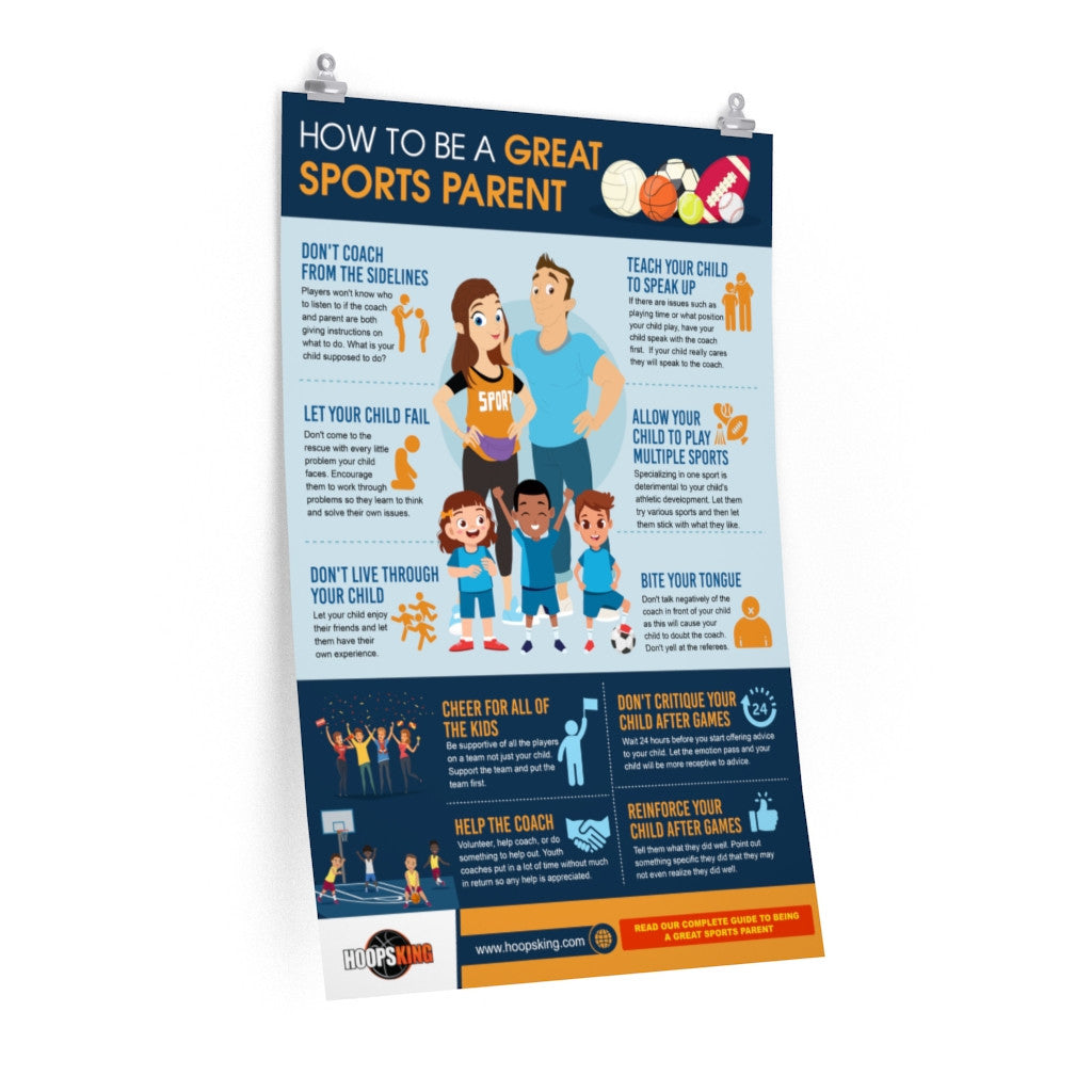 How to Be a Great Sports Parent Poster