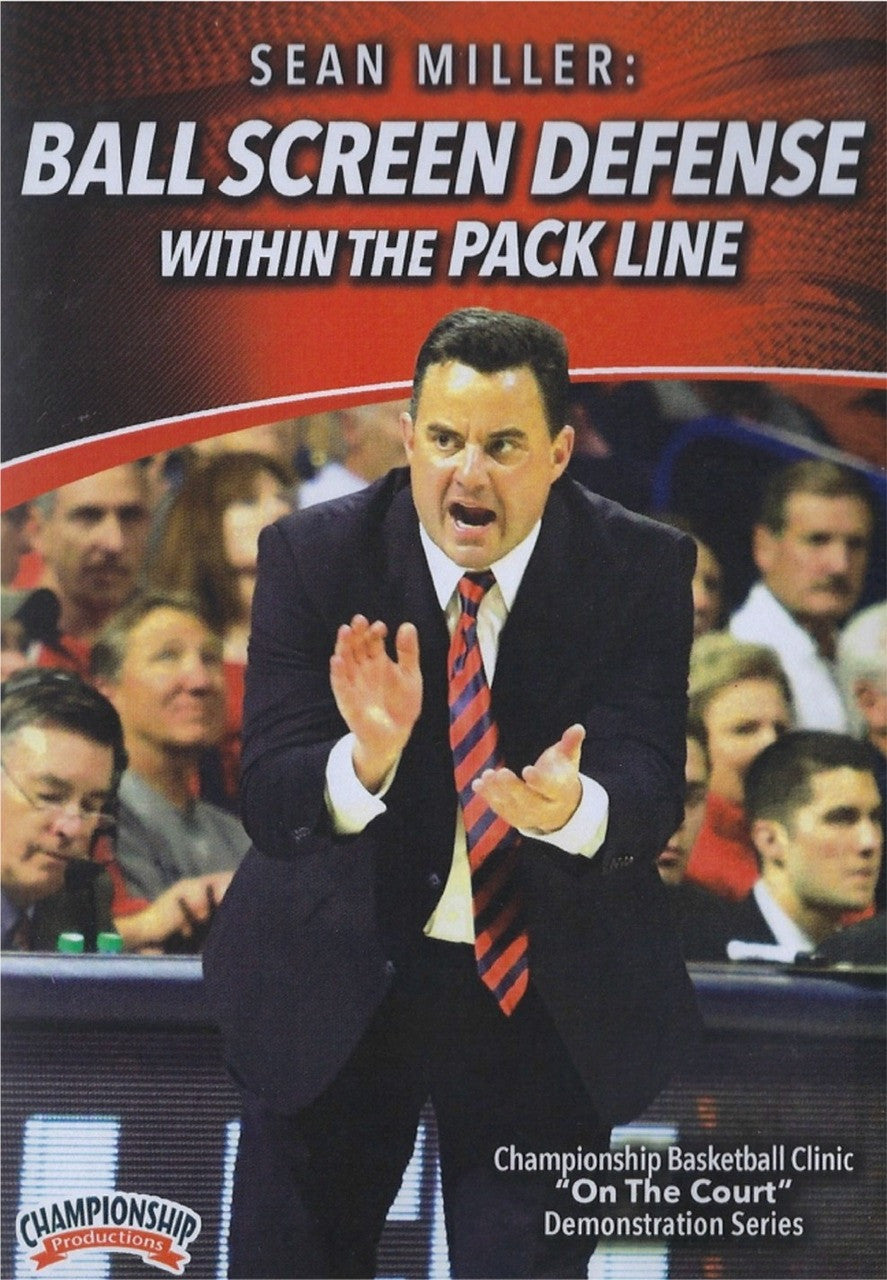 Ball Screen Defense Within The Pack  Line by Sean Miller Instructional Basketball Coaching Video