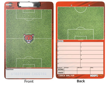 Custom Soccer Coaching Clipboard gift