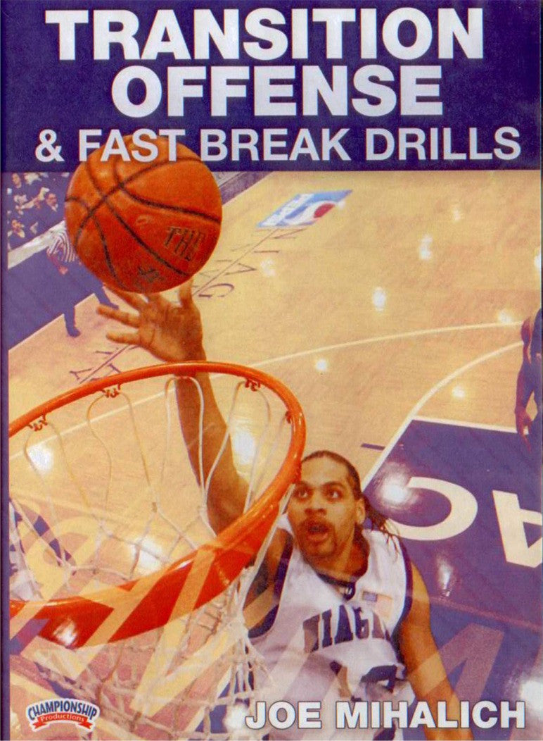 Transition Offense & Fast Break Drills by Joe Mihalich Instructional Basketball Coaching Video