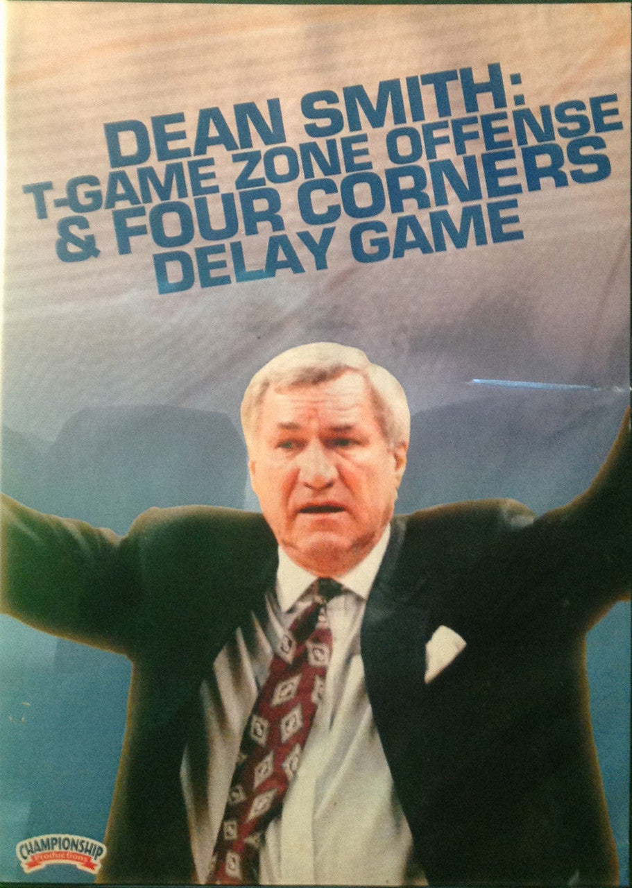 T-game Zone Offense & 4 Corner Delay by Dean Smith Instructional Basketball Coaching Video